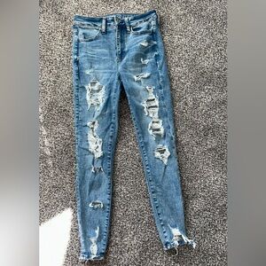 American Eagle super hi-rise jeggings
